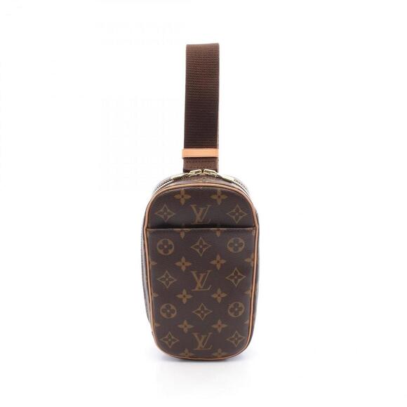 LOUIS VUITTON Brown Monogram Leather Fanny Pack - Picture 1 of 6